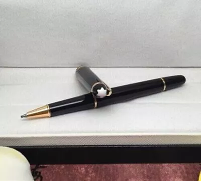 New Montblanc Meisterstuck Black Gold-Coated Classique M163 Rollerball Pen • $95