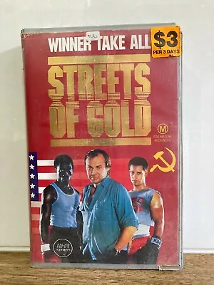 STREETS OF GOLD Movie BETA BETAMAX BETACORD Big Box Former Rental • $29.95