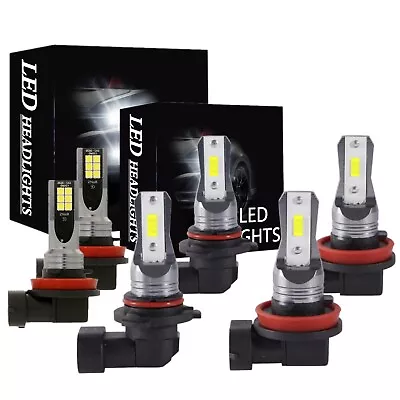 For Mazda CX-9 Sport Utility 3.7L 2013-2015 LED Headlight Fog Light Bulbs Kit 6x • $45.04