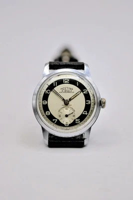$31 • Buy Vintage Art Deco Gents 15 Jewels Incabloc Swiss Made ‘Meeting’ Watch - Working