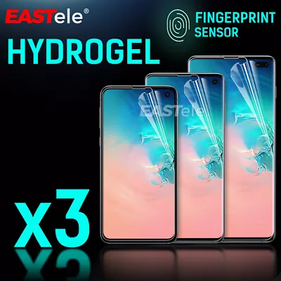 3x For Samsung Galaxy S10 5G S9 S8 Plus Note 10 9 HYDROGEL Screen Protector • $7.95