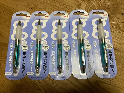 5 Sets Mitsubishi Sharp Pencil Uni Alpha Gel 0.5mm Chrome Green M5618GG1PC.6 • $36.04