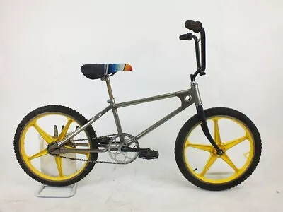 Vtg 1980 Mongoose BMX Bike Yellow Lester Mags Nickle Plated • $899