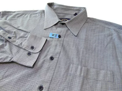 $8.89 • Buy Vintage BD Baggies Mens Gray Checkered Long Sleeve Shirt Size XL B-D