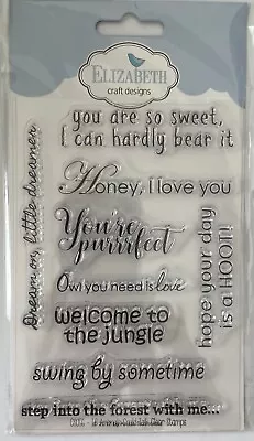 Affirmations Elizabeth Craft Designs Clear Stamp Sets • $9