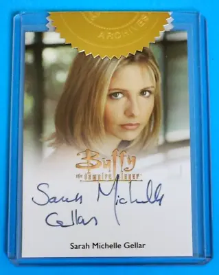 Sarah Michelle Gellar - Buffy The Vampire Slayer Autograph Trading Card Rare!! • $1000