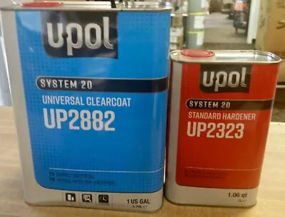 U-POL Universal Urethane CLEAR COAT Gallon Kit UP2882 W/UP2323 Standard Hardener • $105