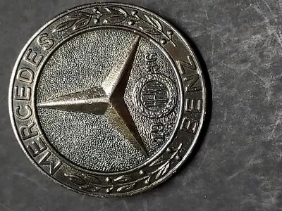 1970s Mercedes Benz Star Logo 1936 Brass Belt Buckle 2 7/8  Diameter Wyoming • $15