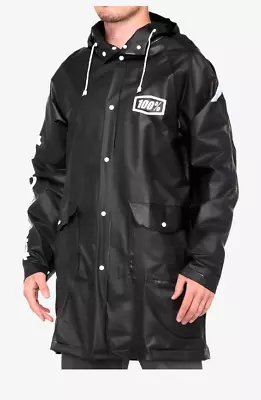 100% Torrent Cycling Rain Coat Jacket WaterProof Windproof Weather Jacket XL • $48.65