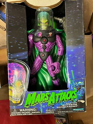 Mars Attacks Martian Supreme Commander Action Figure Trendmasters 1996 🔥👽👾 • $40