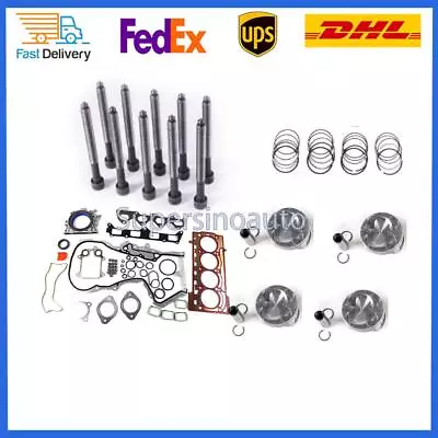 Cylinder Gasket Pistons Head Bolt For VW AUDI 1.4 TSI CAV CTH Engine Rebuild Kit • $289