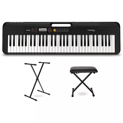 Casio Casiotone CT-S200 Keyboard With Stand And Bench Black • $203.99