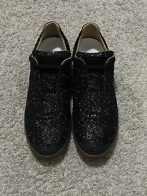 $685 Maison Martin Margiela Replica Glitter Laminated Sneakers Men Euro 43 US 10 • $349.98