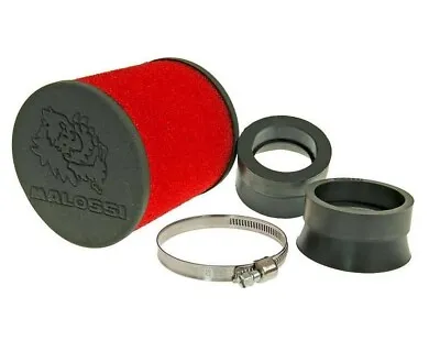 Malossi Red Air Filter E16 Round 42 / 50 / 58.5mm Carb Connection • $56.86