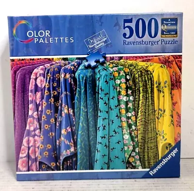 Ravensburger Color Palettes: A Quilter's Kiosk 500 Pc Puzzle 2018 New Fast Ship • $21