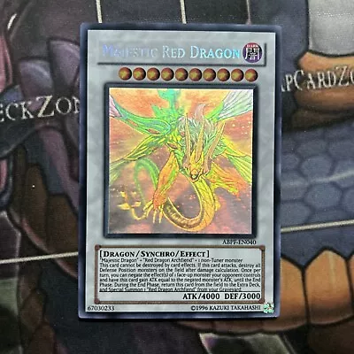 Yugioh Majestic Red Dragon ABPF-EN040 Ghost Rare Unlimited  • £55