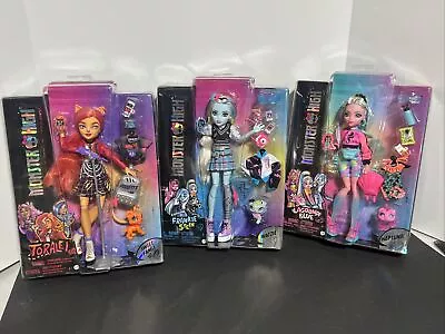 Monster High Frankie Stein Lagoona Blue Toralei Set Doll Lot Of 3 Brand New • $79.99