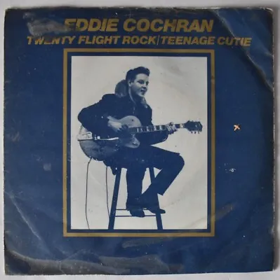 Eddie Cochran - Twenty Flight Rock Vinyl Single PT EX • £5