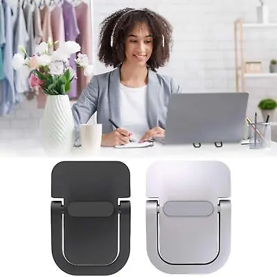 2PCS Portable Mini Laptop Stand Holder Metal Foldable Riser For Notebook MacBook • £10.69