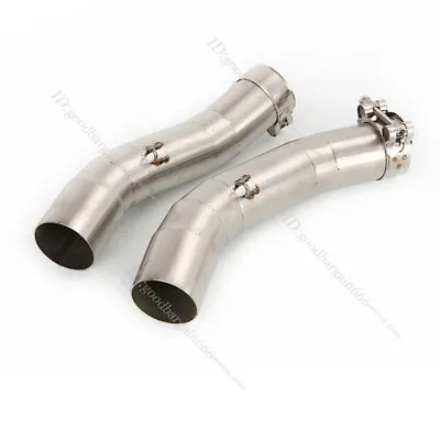 For Yamaha YZF R1 2004-2006 Exhaust Tips 51mm Mid Link Pipe Stainless Steel Pipe • $160.69