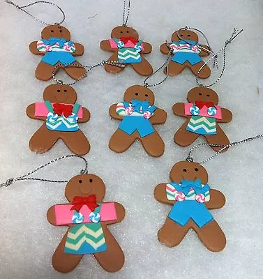 Gingerbread Man Miniature Cookie Christmas Tree Ornaments Mini Crafting • $11.95