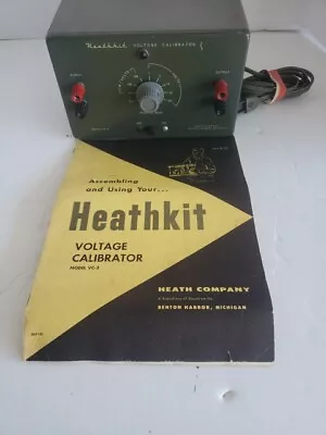 Vintage Heathkit Model VC-3 Voltage Calibrator With Operation Manual Powers Up  • $49.99