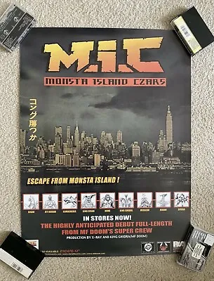 MF Doom Poster Monsta Island Czars  • $100