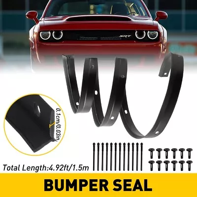 Front Hood Bumper Weatherstrip Seal And Rivets Fit For 2008-21 Dodge Challenger • $15.99