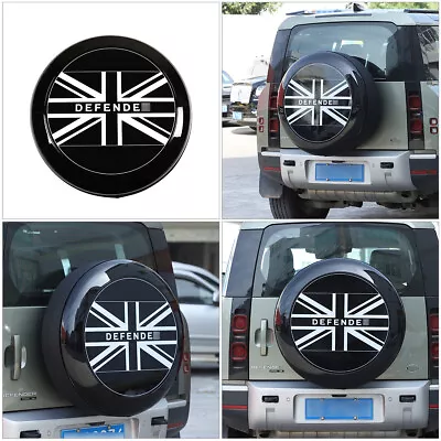 ABS UK Flag Spare Tyre Tire Cover For Land Rover Defender 90 110 130 2020-2024 • £119.99