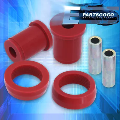 For 79-04 Mustang Rear Lower Control Arm Suspension Polyurethane Bushing Kit Red • $26.99