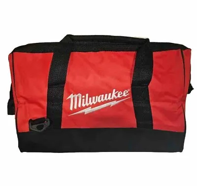Milwaukee 16  Heavy Duty Canvas Tool Bag (16 X 10 X 10) With 6 Inside Pockets • $24.99