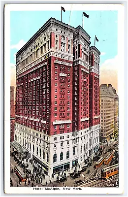 Hotel McAlpin Broadway 34th St  New York City NY  Vintage 1925 Postcard NY • $5