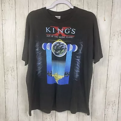 Vintage King's X 1988 Out Of The Silent Planet Official Concert Tour Shirt XL • $115