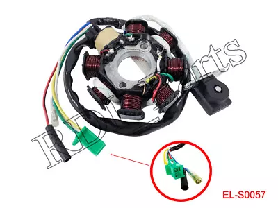 GY6 125cc 150cc 8 Pole 8 Coil Magneto Stator Scooter Charging System • $16.45