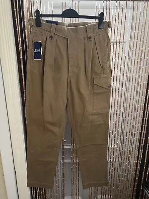 Polo Ralph Lauren 30 X 32” Relaxed Fit Khaki Chino Trousers  • £49.95