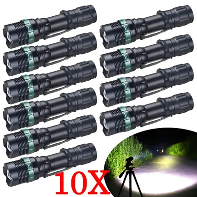 Lot 90000 Lumens Tactical Police LED Flashlight Torch Light Aluminum • $30.99