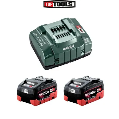 Metabo 685122380 18V 2 X 5.5Ah LiHD Battery Starter Kit With ASC 145 Charger • £217.78