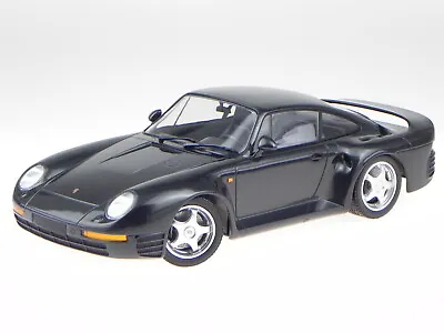 Porsche 959 1987 Grey Metallic Diecast Modelcar 155066205 Minichamps 1:18 • $169.90