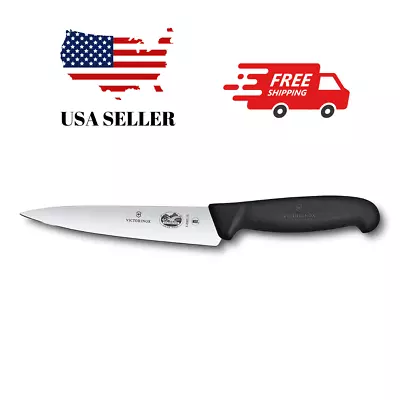 VICTORINOX 6 Inch Fibrox Pro Chef's Knife 5.2003.15 • $32.90