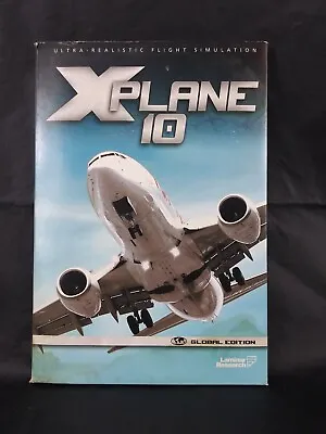 X-Plane 10 Flight Simulation Ultra Realistic Global Edition DVD ROM 2011 8 DISC • $28.99