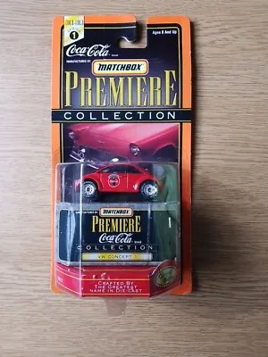 Matchbox Premiere Coca Cola Collection VW Beetle Red Scale 1:64 • £6