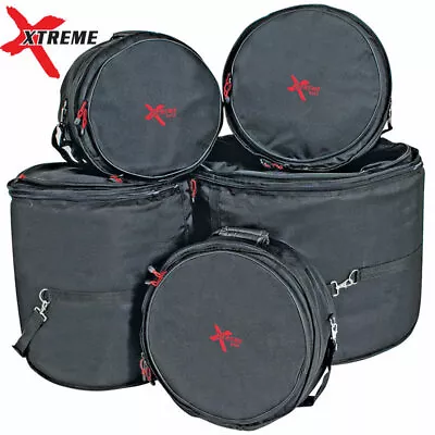 Xtreme 5 Piece Fusion Plus 10 12 16 14SD 22  Drum Bag Set DA576P2 • $289