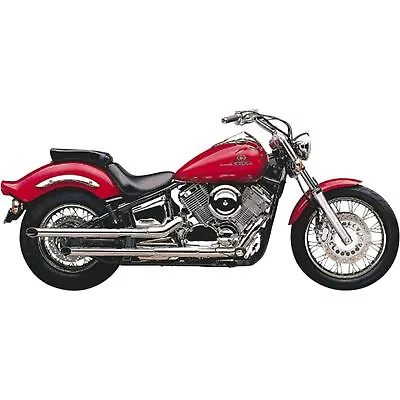 Cobra Drag Mufflers - Chrome - V-Star 1100 2267 • $500.44