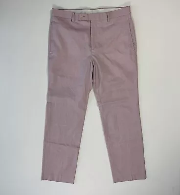 Ralph Lauren Mens 32x30 (32x29) Modern Preppy Lightweight Dress Pants Pink • $14.99
