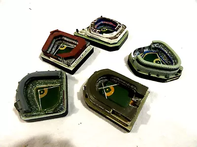 5-Miniature Replica Baseball Stadiums Tiger/Yankee/Polo/Wrigley/Ebbetts • $74.99