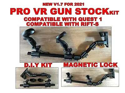 VR Gun Stock PRO Fits Oculus Quest 1 And Fits Rift-S Controllers. VR Onward • £64.99