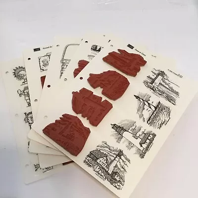 5 Vintage Stampin Up! Unmounted  Stamping Sets 2002 Turkey Talk Around The World • $28