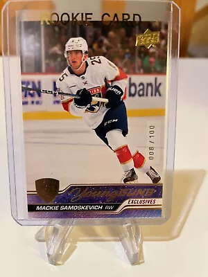 Mackie Samoskevich 2023-24 Upper Deck Series 2 Young Guns UD Exclusives 008/100 • $4.05