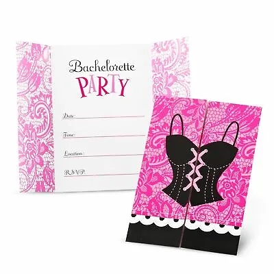 Bachelorette / Hens Night Party Supplies Party Invitations (Pack Of 8) • $6.95