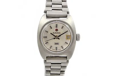 £214.88 • Buy Vintage Rado 990 Stainless Steel Automatic Ladies Petite Watch 1057
